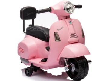 SUN BABY Scooter Электромотоцикл Vespa Розовый 2,5 км/ч