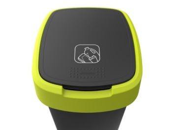 Корзина для мусора Rotho TWIST 25 л зеленый лайм