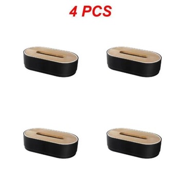 1 ~ 5 шт. коробка для салфеток с бамбуковой крышкой, держатель для салфеток, домашние коробки для хранения