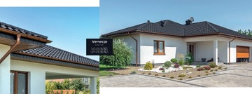 Модульная металлочерепица Venecja X-matt BudMat