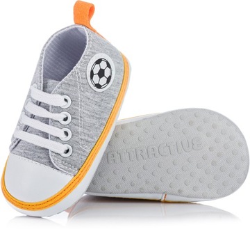 Lekkie buciki trampki niechodki niemowlęce r.17/18
