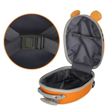 Дорожный чемодан детский, ручная кладь на колесах, тигр.