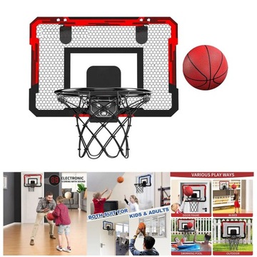 Баскетбольное кольцо, баскетбольная система с мячом.