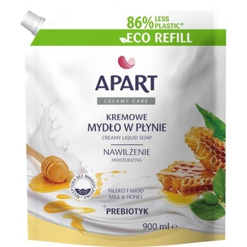 APART Mydło w płynie zapas Mleko Miód 900ml