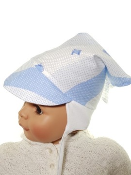 ПОЛЬСКАЯ ДЕТСКАЯ ШАПКА, ШАПКА, ШАПКА С ЗАВЯЗКОЙ, 3-12 МК, 20 WZ