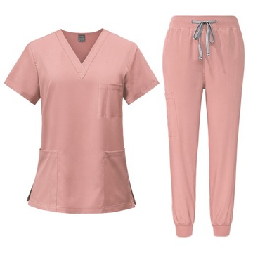 KOMPLET MEDYCZNY DAMSKI SCRUB UNIFORM RÓŻNE KOLORY