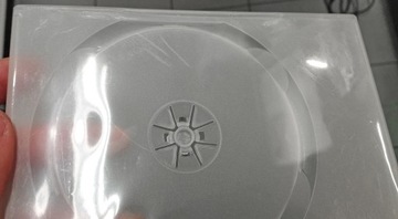 КОРОБКА ДЛЯ CD/DVD x 2 ШТ., ПРОЗРАЧНЫЙ ПЛАСТИК ДЛЯ ДВУХ ДИСКОВ