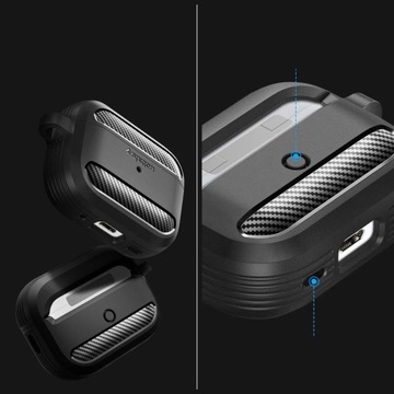 Чехол для AirPods Pro 2, чехол Spigen Rugged Armor