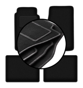 Velurové koberce komplet pro: Jeep Grand Cherokee Xj terénní (1992-1998)
