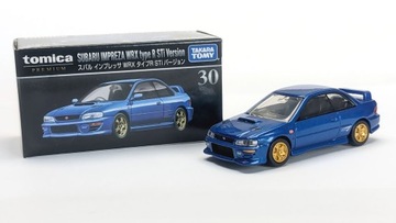 TOMICA SUBARU IMPREZA WRX TYPE R STI VERSION PREMIUM 30 METALOWY