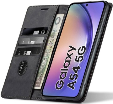 ЧЕХОЛ ИЗ МАГНИТНОЙ ОВЕЧЬЕЙ КОЖИ ДЛЯ SAMSUNG A54 5G + СТЕКЛО