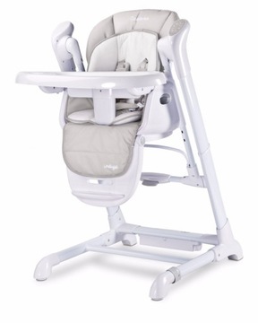 INDIGO Caretero 2w1 krzesełko do karmienia i huśtawka dla niemowląt - Light