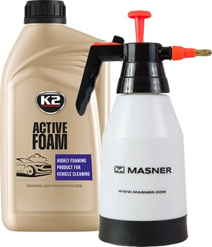 ACTIVE FOAM AKTYWNA PIANA 1L + OPRYSKIWACZ 1.5L