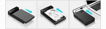 Корпус внешнего USB-накопителя Ugreen SATA HDD 3,5 дюйма