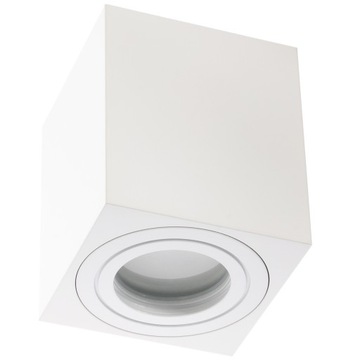 ПОВЕРХНОСТНАЯ ЛАМПА КВАДРАТНЫЙ ТОЧЕЧНЫЙ LED GU10 IP44 ВОДОЛЕЙ