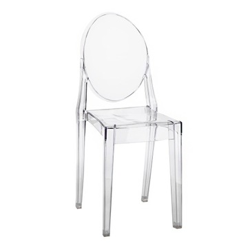 KRZESŁO TRANSPARENTNE Viki ROYAL in Victoria Ghost