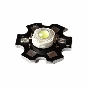Dioda Power-LED 1W, biały zimny 6500K, PCB 20mm