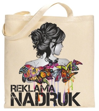 TORBA BAWEŁNIANA REKLAMOWA EKO Z LOGO Z NADRUKIEM