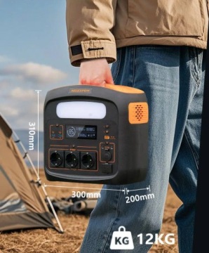 Переносная станция питания с складной солнечной панелью 1800W