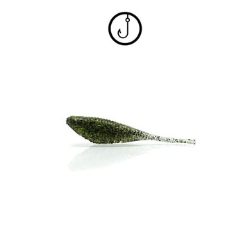 STINGER DROP-SHOT 3cm | OKONIOWY | 5 szt | 7A MENTHOL / OLIVE GREEN