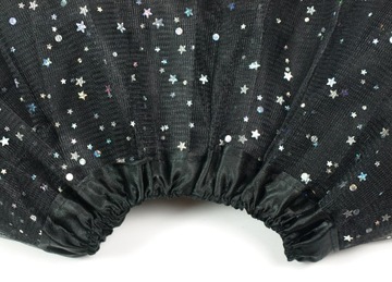 ЮБКА Из ТЮЛЯ со ЗВЕЗДАМИ, подкладка, 30 см