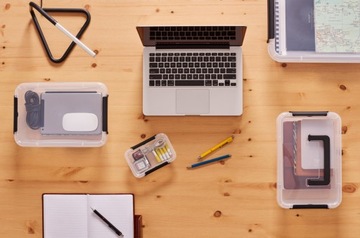 ПЛАСТИКОВЫЙ КОНТЕЙНЕР С КРЫШКОЙ-ОРГАНИЗАТОРОМ 8л