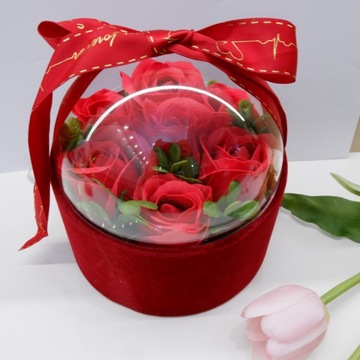 FLOWER BOX KWIATY MYDLANE BUKIET PREZENT