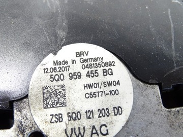 КОРПУС ВЕНТИЛЯТОРА РАДИАТОРА SKODA OCTAVIA III 1.6 5Q0959455BQ 5Q0121203DD