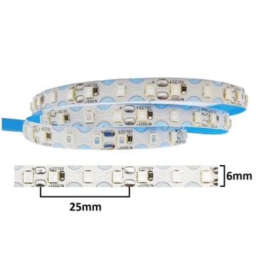 Светодиодная лента 2835 12V 6mm PRO 9.6W ELASTIC COLD