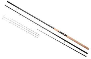 WĘDKA Rumpol 360cm Method CARBON FEEDER 3,6m 120g 3 Szczytówki 110232