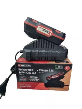PARKSIDE PAP 20 B1 Аккумулятор 20 В 2 Ач и зарядное устройство 65 Вт 2,4 А
