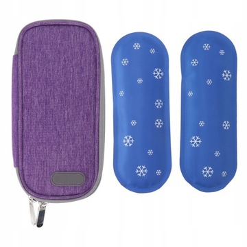 Охладитель инсулина с 2 пакетами льда