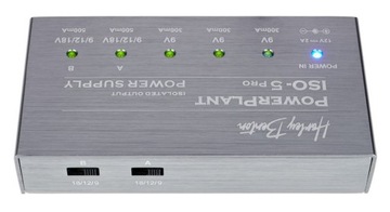 Блок питания для пяти гитарных эффектов Harley Benton PowerPlant ISO-5 Pro