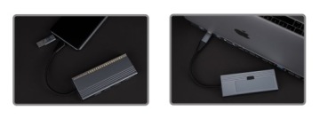 Концентратор, корпус для SSD-накопителя NVMe SATA M.2, адаптер USB-C 3.2 M.2, отсек