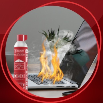 ОГНЕТУШАЩИЙ РАСПЫЛЬ ДЛЯ ОФИСА iBlockFIRE HOME OFFICE HOME FIRE ОГНЕТУШИТЕЛЬ ABCFE 0,6л