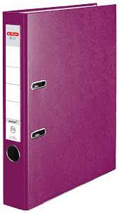 Папка-скоросшиватель А4 Herlitz Q.file 5см черника