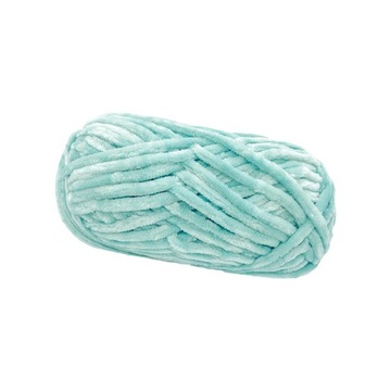 Gruba, gruba przędza Bardzo nieporęczna, gigantyczna przędza wełniana Jumbo Tubular Light Green