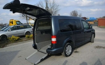 Volkswagen Caddy III Furgon 1.6 102KM 2010 Volkswagen Caddy 1.6B MPI Maxi Rampa Dla Niepelnosprawnych 135 TYS KM Spro, zdjęcie 23
