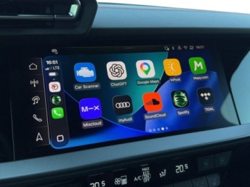 Audi A3 8Y S3 Sportback Facelifting 2.0 TFSI 333KM 2025 Audi S3 Sportback Pikowane fotele Head Up Sonos Ambiente Pro Kamera Gwaran, zdjęcie 16