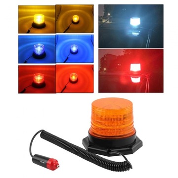 Światło stroboskopowe LED Lampa ostrzegawcza migająca do pojazdu Lampa LED do wózka widłowego Pomarańczowa