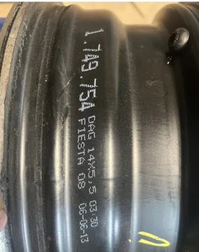 DISK OCELOVÝ FORD 5.5" X 14" 4X108 ET 37,5