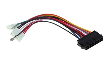 ADAPTER ZASILACZA PC 20 PIN ATX -> AT 2X6PIN RETRO PRZEJŚCIÓWKA WŁĄCZNIK