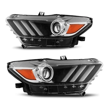 Lampy Przód Reflektory XENON D3S z Homologacja MUSTANG 2015 - 2017 USA