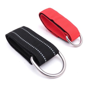 Регулируемый поводок для дайвинга с ремешком на запястье, ширина 4 см, черный.