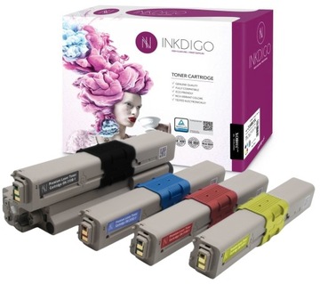 CMYK KOMPLET TONER OKI C310 C330 C530 MC351 MC352