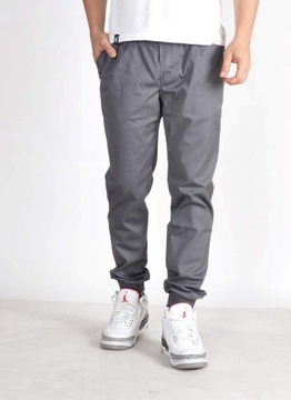 Spodnie M Bossline Cut Jogger Szare joggery