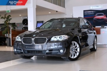 BMW Seria 5 F10-F11 Limuzyna 520d 184KM 2014 BMW Seria 5 520dLED Fog LightsFotel SportowyHak Holowniczy 2.0 Diesel, zdjęcie 2