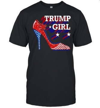 KOSZULKA Trump Girl High Heel American T-Shirt