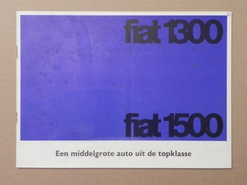 Prospekt - FIAT - 1300 / 1500 - 196? r