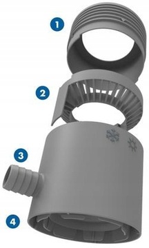 Комплект подключения резервуара для дождевой воды b